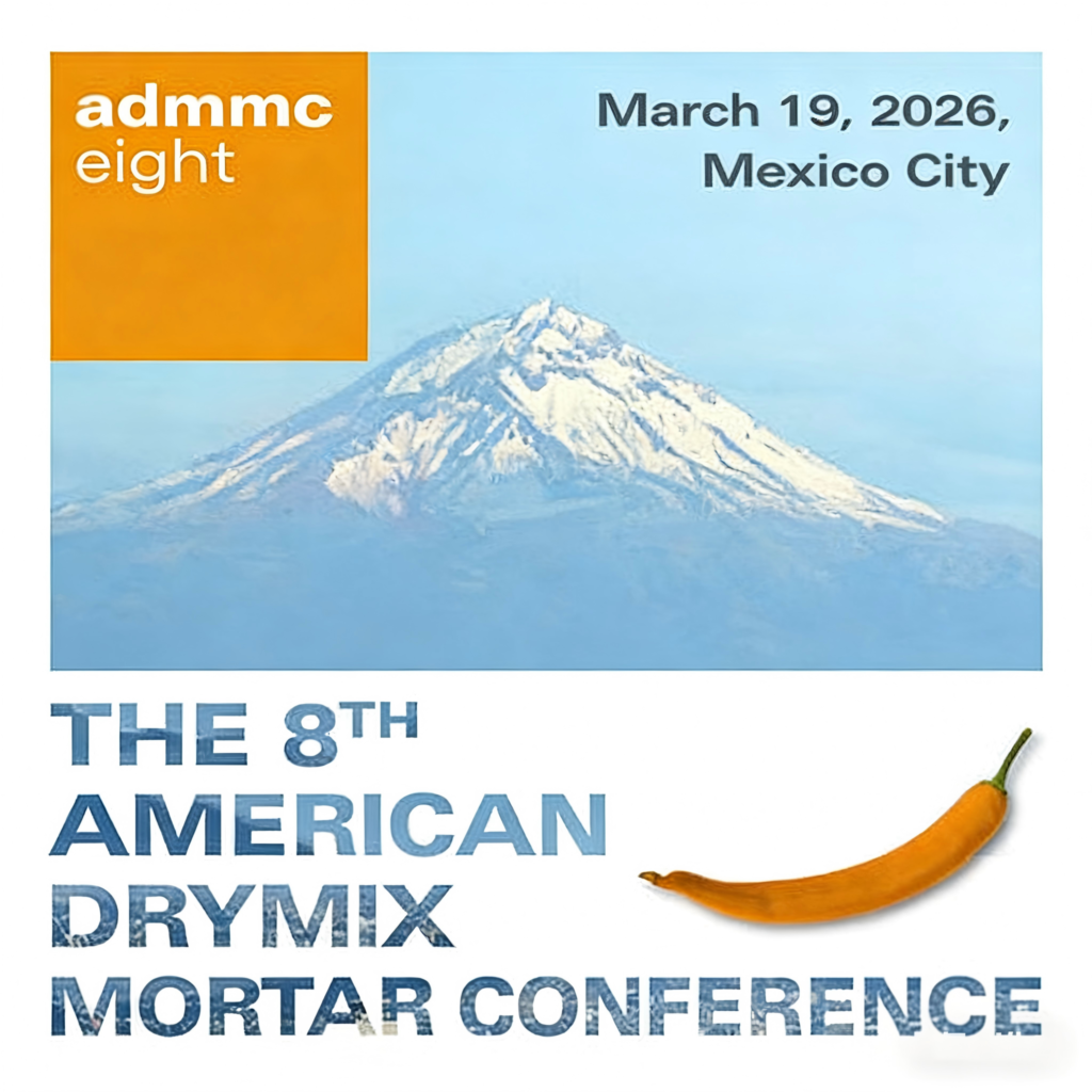 The 8th American Drymix Mortar Conference (admmc8) was successfully held on March 19, 2026 in Mexico City. This article provides a recap of the event and its key topics. SidleyChem follows the latest developments in drymix mortar technology.