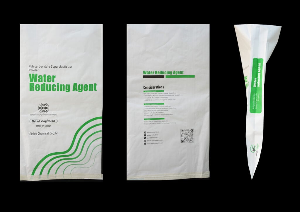 Sidleychem showcases its packaging bags for cellulose ether, starch ether and water reducer. Sturdy material, reinforced sealing, clear printing. Real photos attached. Inquire now.